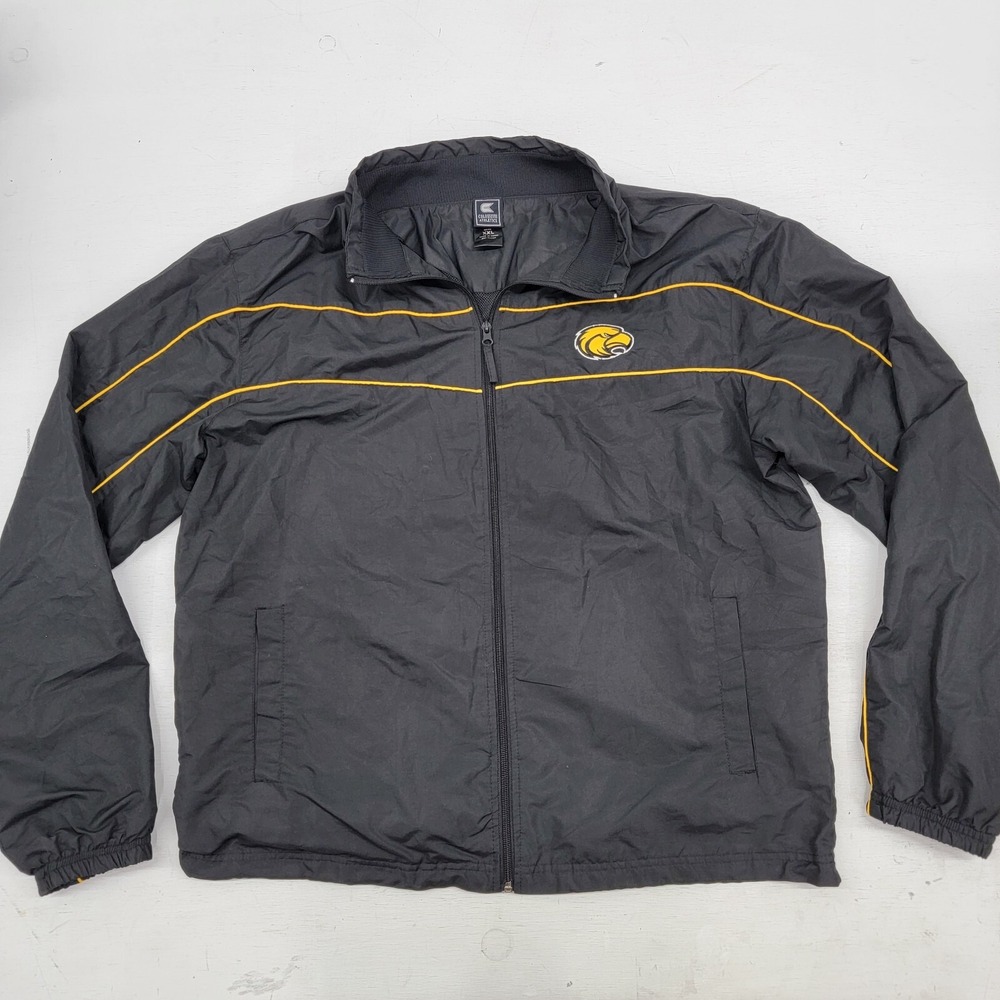 NCAA Southern Miss Golden Eagles Colosseum Full Zip Lined Windbreaker Jacket 2XL